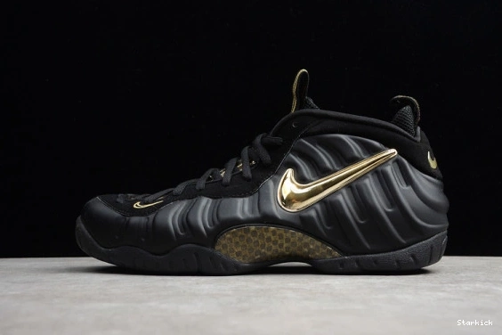 Air Black  624041-009 Pro Foamposite Metallic Gold 0327